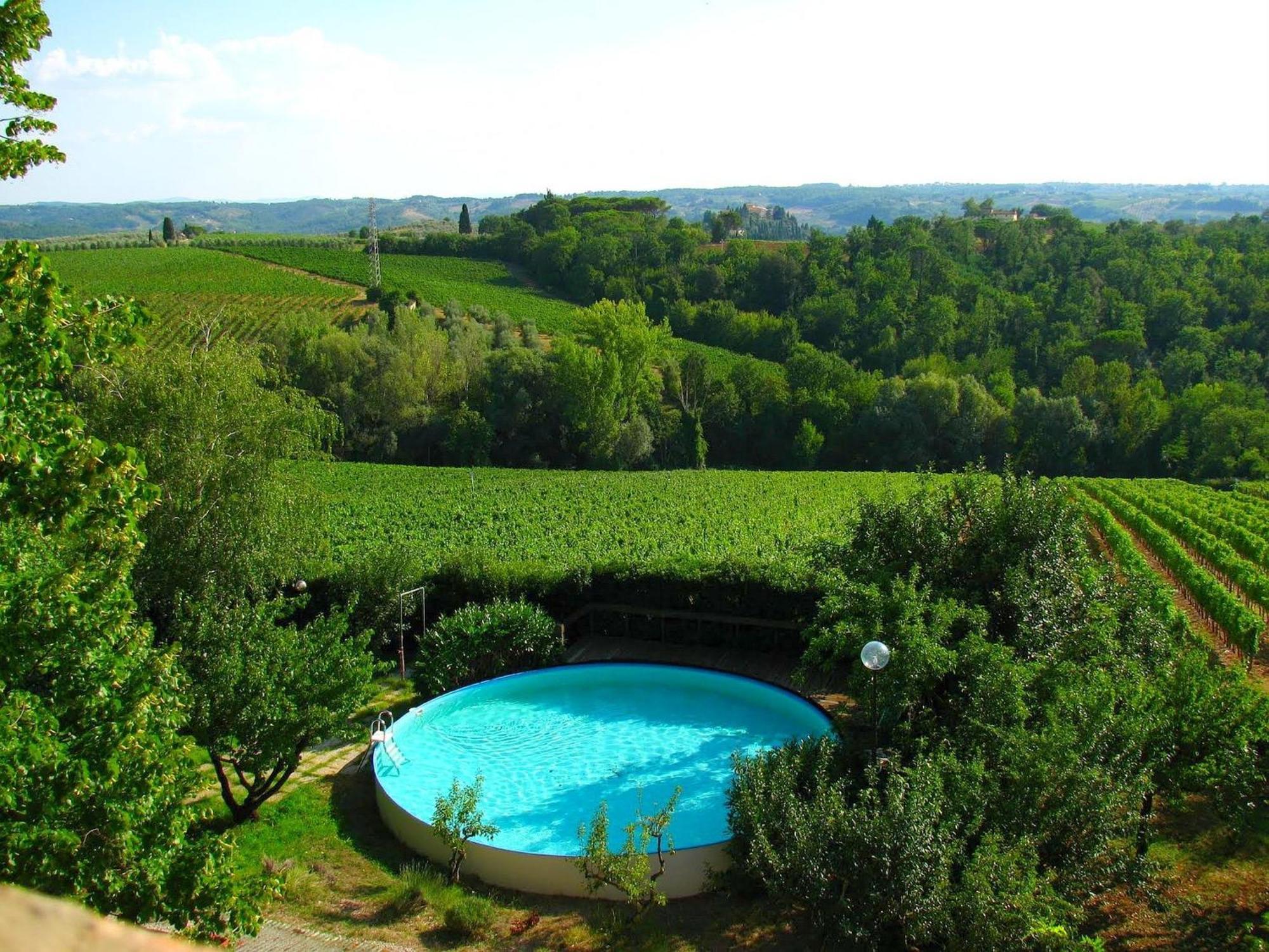 Lovely Holiday Home In Montefiridolfi With Hill View Екстер'єр фото